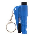 iBank(R) Keychain Seat Belt Cutter Safety Hammer